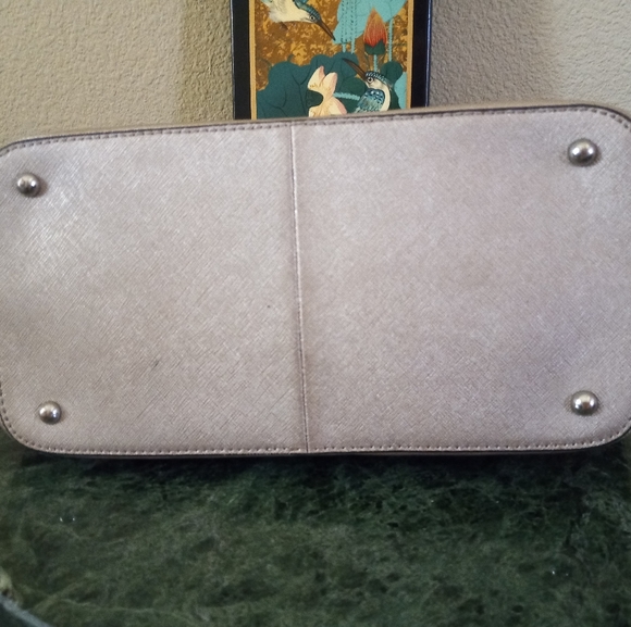 Calvin Klein Metallic Saffiano Leather Purse - Picture 4 of 5